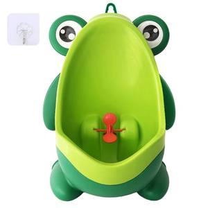 lot 2204 image: Frog Pee Training,Cute Potty Training Urinal for Boys with Funny Aiming Target,Green Urinals for Toddler Boy