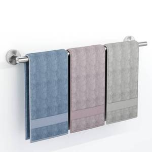lot 2234 image: Brushed Nickel Towel Bar, 24 Inch Towel Racks for Bathroom Wall Mounted, SUS304 Stainless Steel Bathroom Towel Holder, Total Length 26.4 Inch Towel Bars