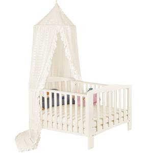 lot 2238 image: Princess Bed Canopy for Girls - Crib Canopy for Bed - Mosquito Net for Bed, Kids Bed Canopy with Princess Room Decor for Girls Bedroom,Childrens Reading Room Decor (Beige)