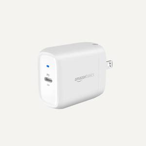 lot 2260 image: Amazon Basics 20W Foldable USB-C Wall Charger with Power Delivery for Tablets & Phones (iPhone 161514131211X, iPad, Samsung), Portable, non-PPS, White