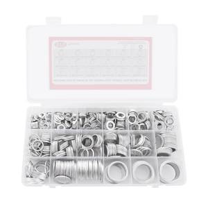 lot 2298 image: GZZTORES 570 PCS 18 Sizes Aluminum Crush Washers Assortment Kit, Crush Washer Oil Drain Plug, Automotive Oil Plug Crush Washers (M6 M8 M10 M12 M14 M16 M18 M20 M22 M24)