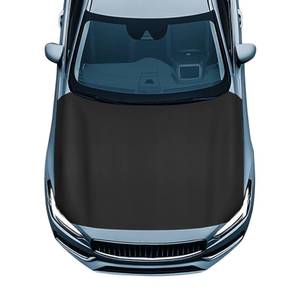 lot 2318 image: Howilath Black Car Hood Cover Stretchable Engine Protector Universal Fit Car Hood Cover Wrap, Decorate Accessories Fit Cars Trucks SUVs