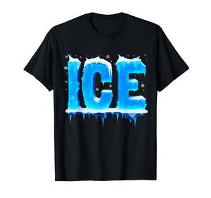 lot 2320 image: Ice Shirt Adult Kids Men Women Fire and Ice Costume T-Shirt XL grey