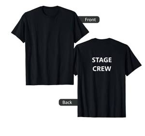 lot 2324 image: Stage Crew Movie Film Staff Job TV Show (BACK-PRINTED ONLY) T-Shirt Large