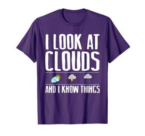 lot 2331 image: Meteorologist Art Weather Forecast Chaser Cloud Meteorology T-Shirt Large