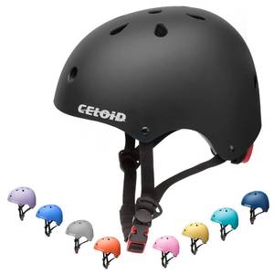 lot 2340 image: CELOID Kids Bike Helmet,Toddler Skateboard Helmets for Ages 5-8-9 Years Boys Girls,Adjustable Multi-Sport Bicycle Skateboarding Football Roller Skating Scooter Rollerblade Balance Bike Helmet,Black