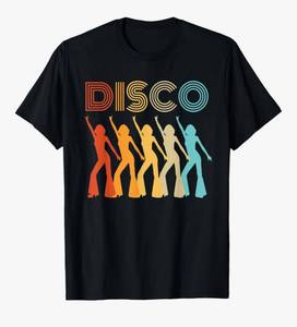 lot 2354 image: Disco Diva Themed Party 70s Retro Vintage 70s Dancing Queen T-Shirt medium black