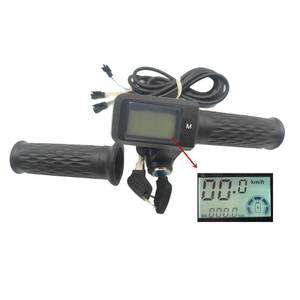 lot 2377 image: ChongXiao Electric Scooter Throttle E-Bike Speed Control Throttle Accelerator Can Speed Mileage Display 36V 48V 60V 72V Universal