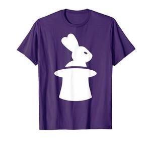 lot 2384 image: Wizard with Hat and Rabbit T-Shirt small black