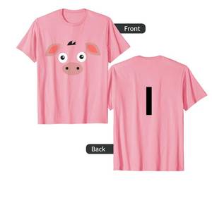 lot 2439 image: Funny Piggy Bank Halloween Costume - Front and Back Slot T-Shirt 2XL
