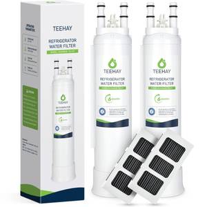 lot 2453 image: TEEHAY PWF-1 FPPWFU01 Water Filter & PureAir Ultra II PAULTRA2 Air Filter Combo, Compatible with Frigidaire FRIGCOMBO13, FRSS2323AD, FRSS2323AS, FRSS2323AW, FRSS2623AB, 2 Combo