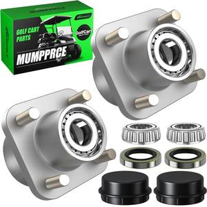 lot 2459 image: MUMPPRCE Golf Cart Front Wheel Hub Assembly for EZGO PDS & TXTMedalist 2001-2013, EZGO Front Wheel Bearings with Dust Cover Fits Gas or Electric Golf Carts, OEM# 70895G01,L44643, 2PCS