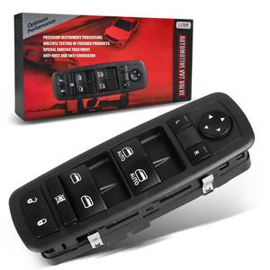 lot 2469 image: 68262253AA Master Power Window Switch Compatible with Chrysler 300 2015-2022, Pacifica 2017-2022 & Dodge Charger 2015-2021, Front Left Driver Side, Replace# DWS1896