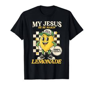 lot 2501 image: Life Gave Me Some Lemons But My Jesus He Be Making Lemonade T-Shirt Large green