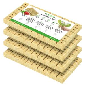 lot 2510 image: VIVOSUN 1 Rockwool Cubes, 200 Plugs Stonewool Starter Grow Cubes for Cuttings, Cloning, Plant Propagation, Seed Starting, Hydroponic Grow Media for Vigorous Plant Growth