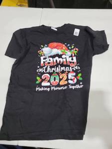 lot 2514 image: Family Christmas 2025 Making Memories Together Holiday T-Shirt medium