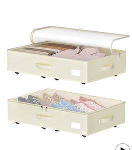 lot 2560 image: Under Bed Storage with Wheels