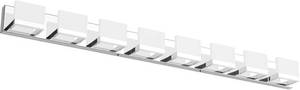 lot 361415 image: Retails for $195 Tipace 8 Lights Modern LED Chrome Vanity Light for Bathroom Wall Light Up and Down LED Bathroom Light Fixtures Over Mirror(White Light 6000K)