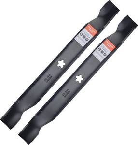 lot 361424 image: 42 Inch Mower Blades for Craftsman LT1000 LT2000 T110 YT3000 138971 532138971 Poulan Pro 42 Deck Riding Mower Lawn Tractor PP19A42 Husqvarna YTH18542 (5 Point Star)