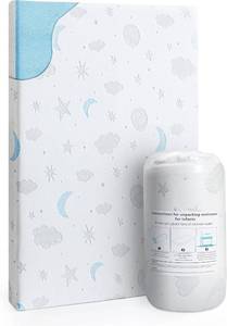 lot 361428 image: Pack and Play Mattress 38x26 Breathable Soft Plush Memory Foam for Baby Toddler Travel Includes Removable Washable Cover Fits Play Pen Playard Pack n Play Mattress Topper Pad