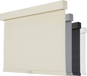 lot 461257 image: Persilux Cordless Blackout Roller Shades for Windows, Pull Down Blinds With Valance, Thermal Insulated Fabric, Free-Stop for Home, Door and Bedroom (Beige, 34.5W x 64H)