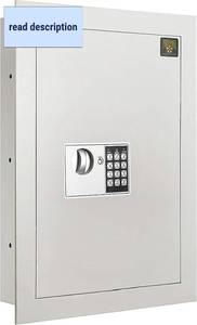 lot 261469 image: Retails for $115 In-Wall Safe with Keypad and 2 Manual Override Keys - Protect Money, Jewelry, and Passports at Home or Business by Paragon Safes (White)