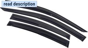 lot 361414 image: 4Pcs Car Window Rain Guards Vent Visors Shades fit for Lexus IS300 IS350 IS500 All Models 2021-2025 Window Deflectors Vent Window Visors Replace 200555
