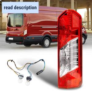 lot 461269 image: Tail Lights Compatible with Ford Transit 150 250 350 350HD 2015-2025 Rear Lamp With New Bulbs and Harness Assembly OECK4Z13404K, 166-02778R, FO2801242C(Right Passenger Side)