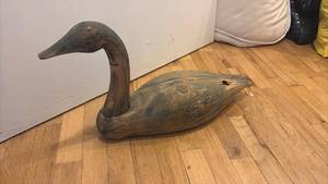 Hand Carved Wooden Duck Decoy - Retail: $45