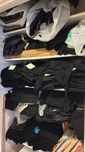 lot 59217 image: Lot of Black Fabric  Various Types & Pieces - Retail $25