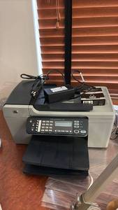 lot 59254 image: HP Officejet 5610xi All-in-One Printer with Lexmark Ink Cartridge - Retail $45
