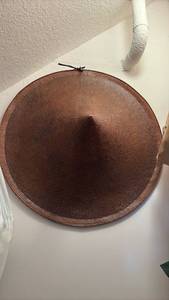 lot 59317 image: Large Woven Straw Sun Hat - Retail $15