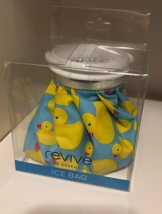 lot 59354 image: Revive Home Essentials Rubber Duck Pattern Ice Bag - Retail $8