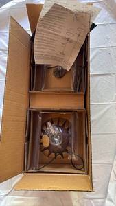 lot 60817 image: Decorative Table and Floor Lamp Set with Assembly Instructions - Retail $45