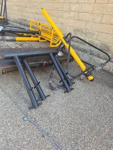 lot 4123 image: Double Station Dip Professional Playground Exercise Equipment Set