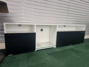 lot 20079A image: Modern Two-Tone Entertainment Center