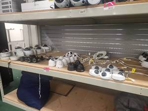 lot 20109 image: Assorted Lot Security Camera Collection - Dome and Bullet Cameras