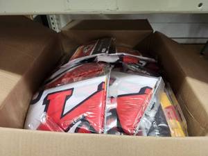 lot 20127 image: Kansas City Chiefs AFC Champions Super Bowl LVII Flag Collection