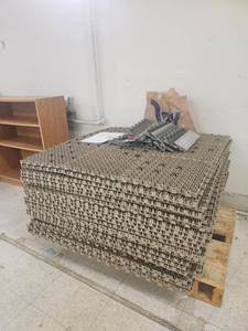 lot 20169 image: Interlocking Court Flooring Tiles with Edge Pieces - 180 Square Feet Coverage