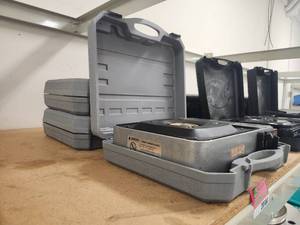 lot 20180 image: Chef Master Portable Gas Camping Stove with Carrying Case