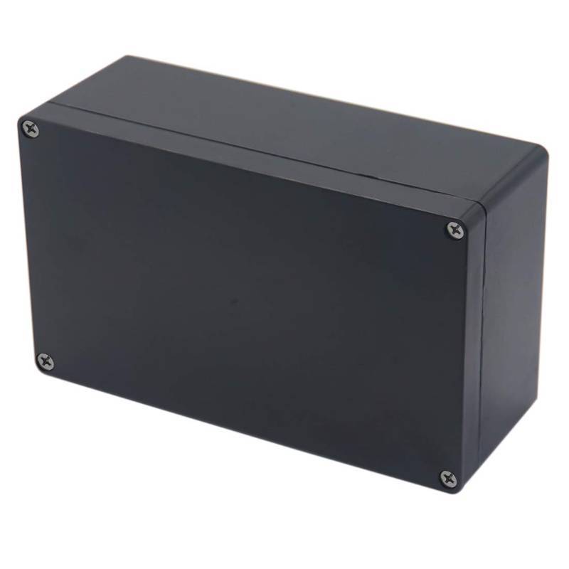 lot 35678 image: Project Box ABS Plastic Black Electrical Boxes IP65 Waterproof DIY Electronic Junction Box Power Enclosure 7.87 x4.72 x2.95 inch (200x120x75 mm) - Retail $10