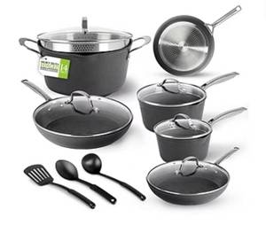 Granitestone Armor Max Hard Anodized Ultra Durable 14-pc. Cookware Set - Retail: $320