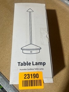 lot 23190 image: New Portable Table Lamp