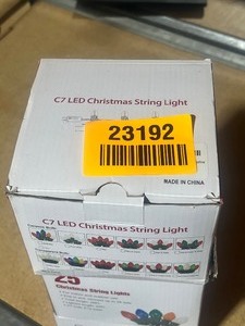 lot 23192 image: C7 Led Christmas String Lights