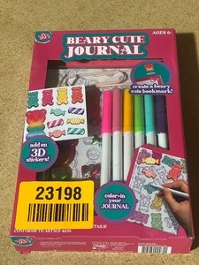 lot 23198 image: New Beary Cute Journal