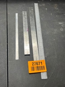 lot 27671 image: Lot of Metal Rulers