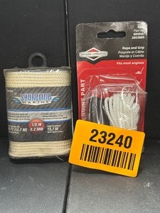 lot 23240 image: Shoreline & Briggs & Stratton Nylon Rope