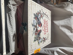 lot 27789 image: Christmas Holiday Box w Misc. Decor