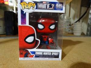 lot 22488 image: New Marvel POP What If... Zombie Hunter Spidey (945)