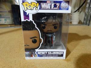 lot 22489 image: New Marvel POP What If... Infinity KillMonger (969)